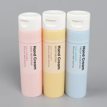Flip Top Cap PE Hand Cream Tube
