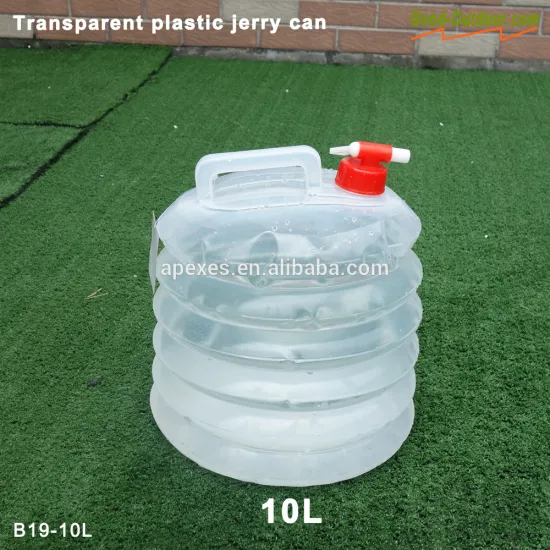 10L Transparent plastic jerry can