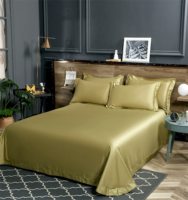 Yellow Luxury Egyptian Cotton Bedding Set for Hotels