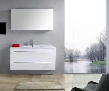 Wholesale Wall Mounted European in High Gloss Italian Design Bathroom Vanity