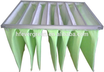 Pocket air filter, bag filter