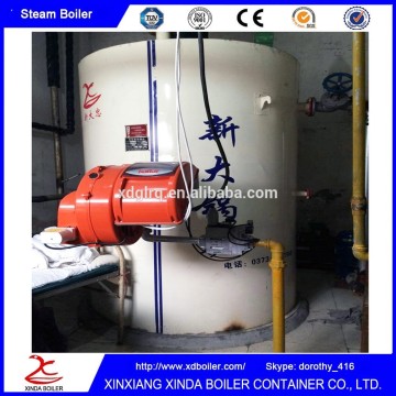 0.5 ton 500 kg Gas Burning Steam Boiler sales hot in China