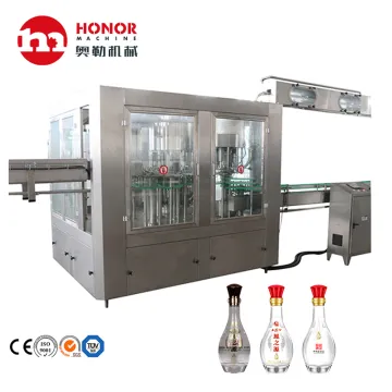 Automatic Glass Bottle Washing, Filling, and Capping Production Line for Wine, Alcohol, Liquor, Spirits, and Beer