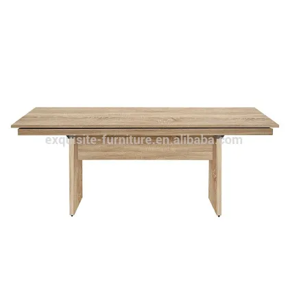 Oak veneer MDF wooden office computer desk dining table