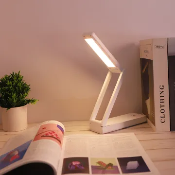 USB Rechargeable Folding Student Dormitory Eye-Care Wall-Mounted Portable Reading Lamp and Table Lamps
