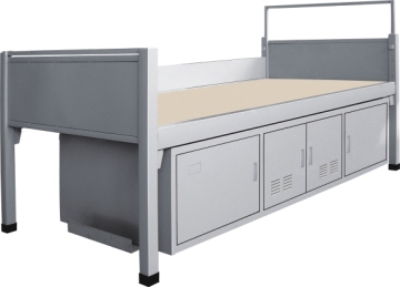 School Single Metal Bed