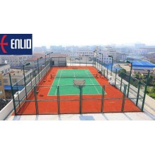 Rood PP -materiaal Outdoor Basketball Court Interlocking Floor Tile