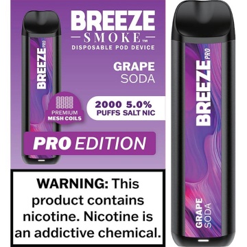 Hot Breeze Smoke Disposable Vape 2000 Puffs 6ML