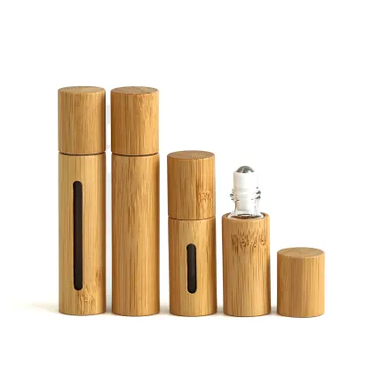 Bamboo Shell Roller Perfume Bottles