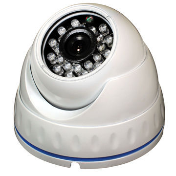 700TVL Outdoor IR Vandal-proof Color CCD Dome Camera, 23-piece IR LED, 20m IR Distance