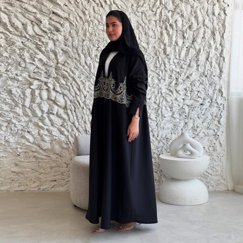 کیمونو عبای مشکی شیک برای زنان مسلمان