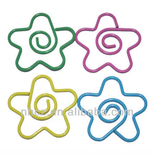 May Flower Shaped Paper Clips