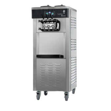 Adjustable Hardness Portable 3 Flavor Ice Cream Making Machine for Sale