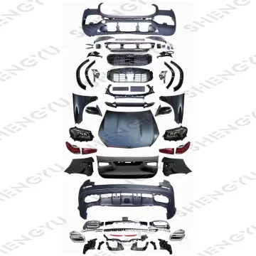 Upgrade Parts for Benz GL164 to GLS167 AMG Bumpers, Hood, Fenders, Headlights, Taillights, Grille and Eyebrows (2006-2012)