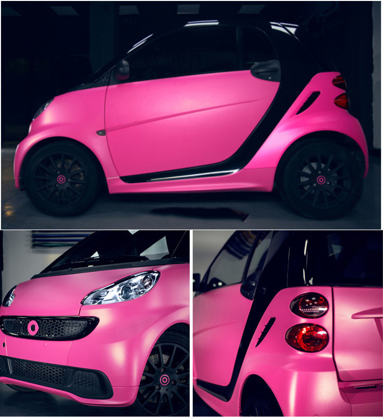 Magenta Matte Chrome Vinyl Wraps