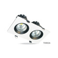 LEDER Прастакутны COB 9W*2 LED Downlight