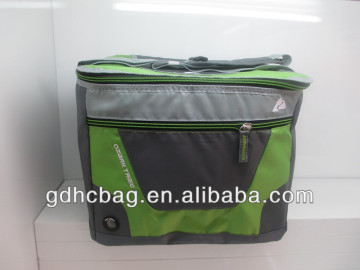 2014 Popular Quality Style Insulated Ice Bag 600D polyester Travelling Cooler Bag with Front Pocket