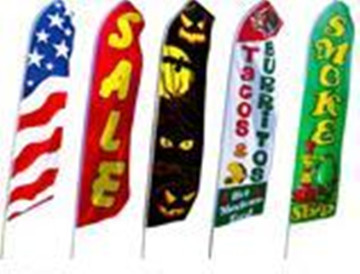 3x11.5FT Super Flags / Swooper Flags