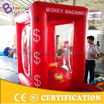 high quality inflatable money grabber machine inflatable cash machine for kids