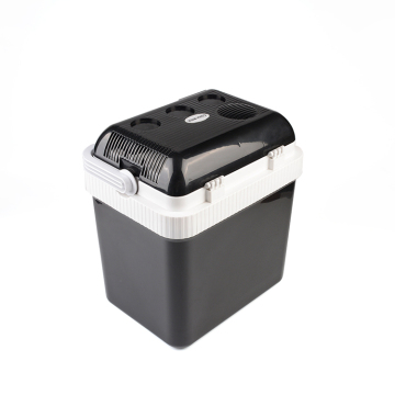 Beila 12V AC 200V 24L Portable Mini Electric Black Car Refrigerator