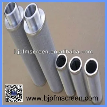 Sintered stainless steel industrial oil filter