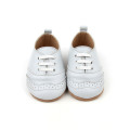 Floral Real Leather Unisex Baby Casual Shoes