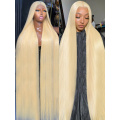 613 Blonde Lace Frontal Wig Nywele za Binadamu Moja kwa moja 180% wiani 13x4 HD Uwazi wa mbele wigs wigs lace kufungwa wig kwa wanawake