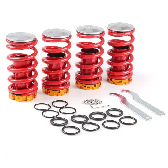 Red Coilover Suspension Springs Kit for Honda Civic 2002-2005 SI (EP3)