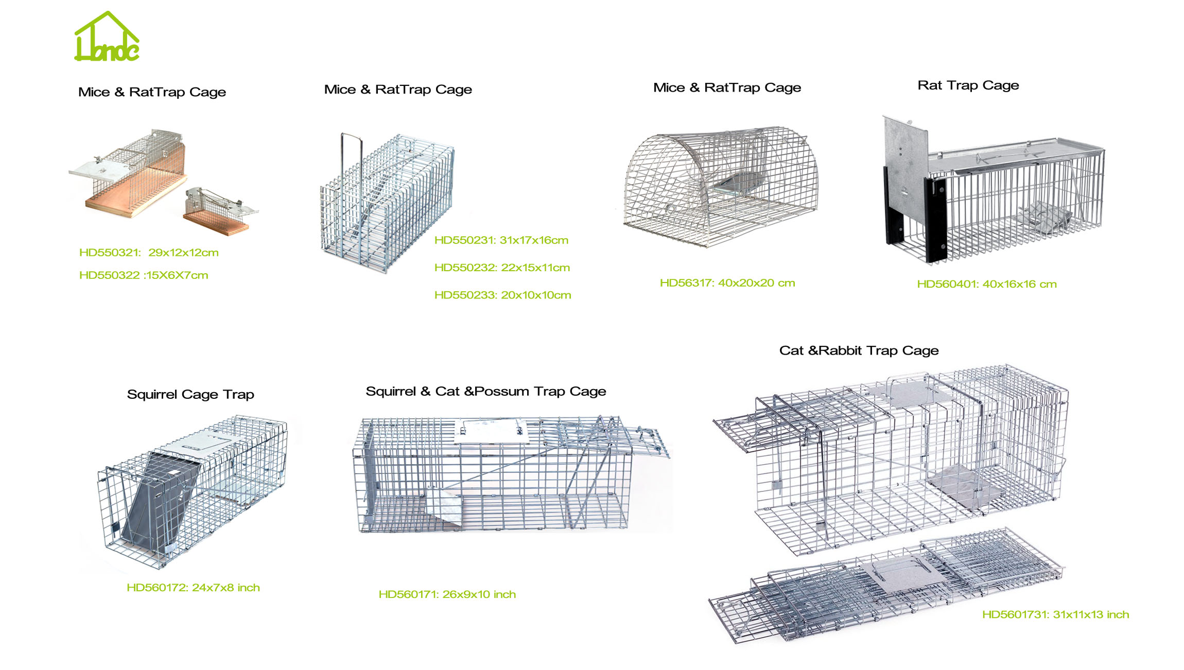 cage trap for rat and rabbit
