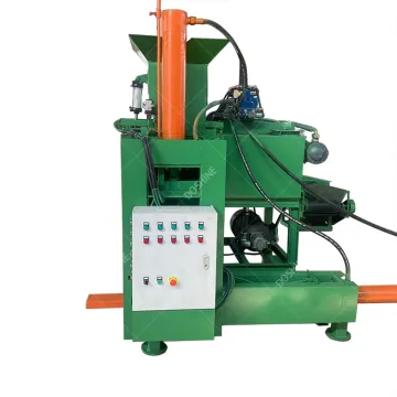 Horizontal Sawdust Wood Shavings Baler Machine for Bagging