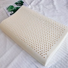 Almofado de espuma de látex 100% com tampa lavável de bambu