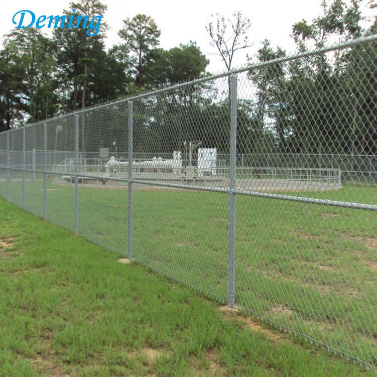 Factory 75*75mm Galvanized Used Chain Link Fence