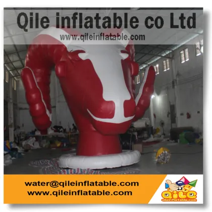 2016 customized inflatable bull head for advertising on sale