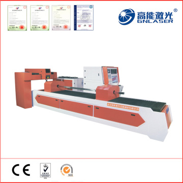 1000W Independent 3D Round Pipe Round Tube Laser Cutting Machine