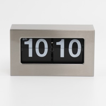 Metal Box Flip Clocks for Table and Wall