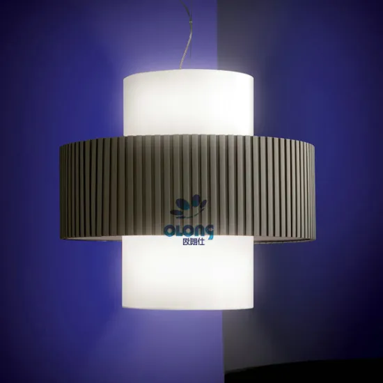 Modern Design Fabric Hanging Pendant Light, Suitable for Home Mall and Hotel Decorations
