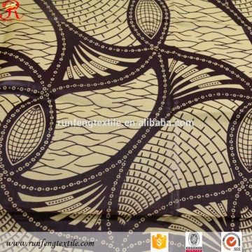 2016 new design super real wax cotton african wax printed fabric