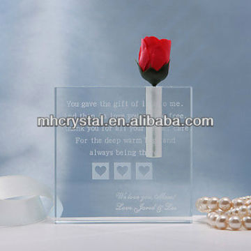 Personalized Crystal Wedding Cake Topper MH-V042