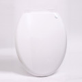 White Elongated Toilet Seat Cover for Bathroom