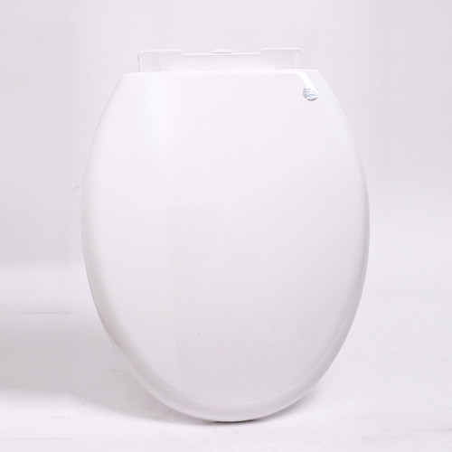 Assento sanitário com tampa eletrônica inteligente de plástico branco