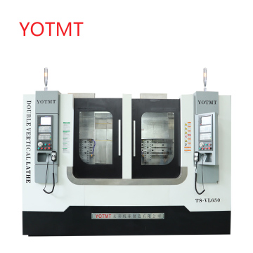 High Precision Double Spindle Tailstock CNC Lathe with Double Servo Upright Milling Machine TS-VL750