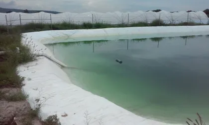 Ultrasonic algae and biofouling controller for pond and lakes