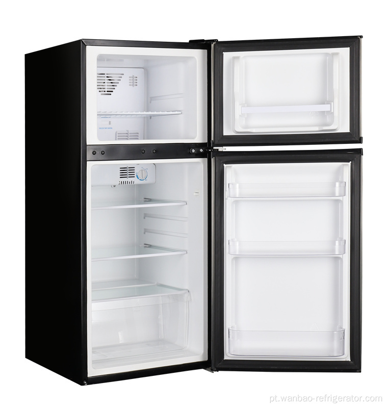 125 / 4.5 (l / cu.ft) porta dupla No-geada geladeira WD-125FW