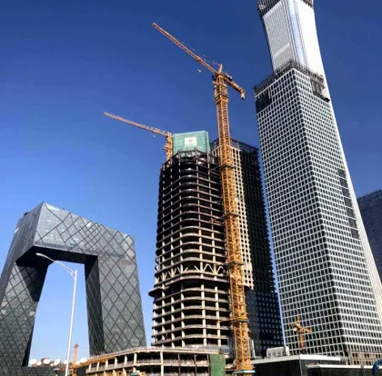 good quality zoomlion self erection tower crane
