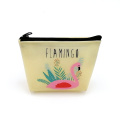 Flamingo style silicone coin purse