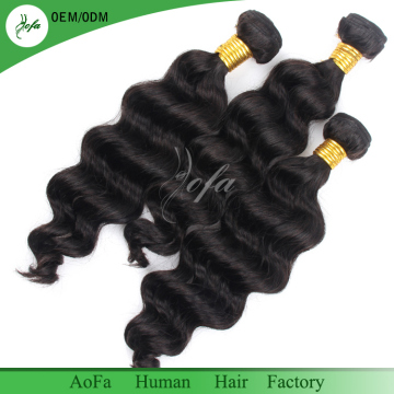 Loose Wave Human Hair Brazilian Virgin Hair Weft