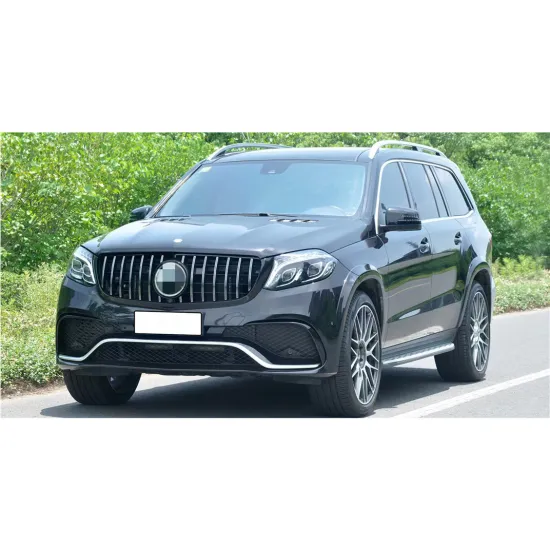Mercedes-Benz GL Class X166 2013-2015 Upgrade Kit: GLS63 Body Kit with Grille, Hood Lamps, Front and Rear Bumpers