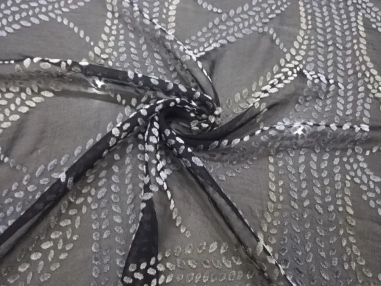 2016 Top quality China textile fabric woven Burn Out Velvet Fabric