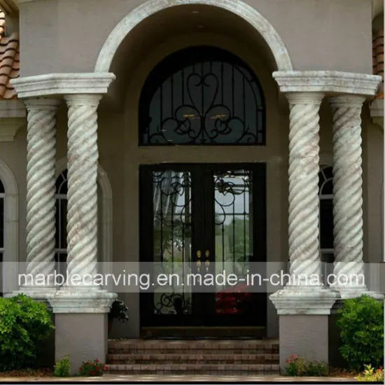 Porticos European Marble Columns, Decoration Pillars