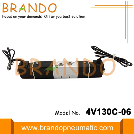 4V130C-06 1/8'' 5/3 Way Pneumatic Solenoid Valve AIRTAC